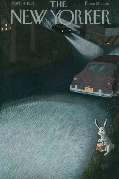 Постер с обложкой The New Yorker 04.04.1953