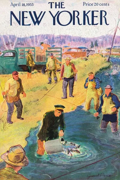 Постер с обложкой The New Yorker 18.04.1953