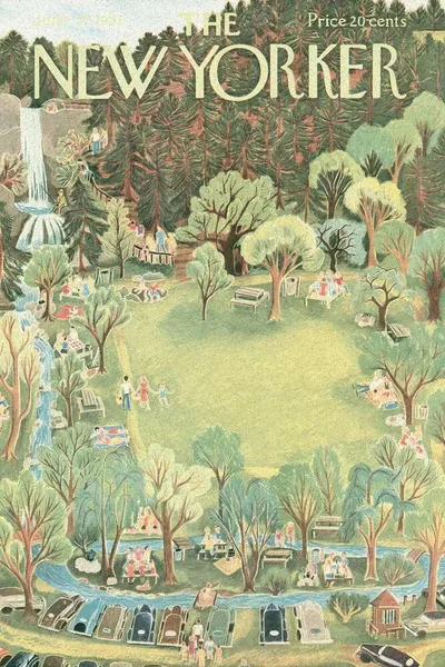 Постер с обложкой The New Yorker 27.06.1953