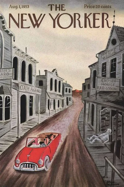Постер с обложкой The New Yorker 01.08.1953