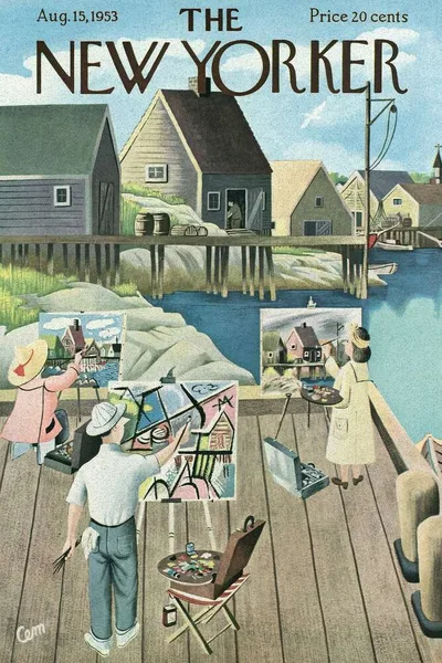 Постер с обложкой The New Yorker 15.08.1953