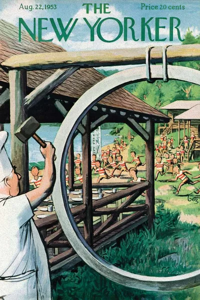 Постер с обложкой The New Yorker 22.08.1953
