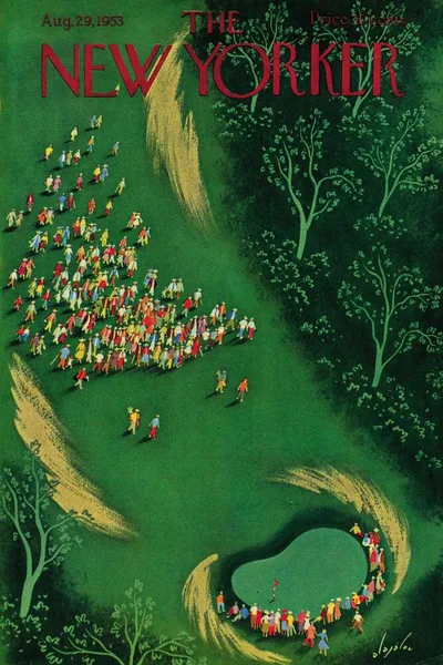 Постер с обложкой The New Yorker 29.08.1953
