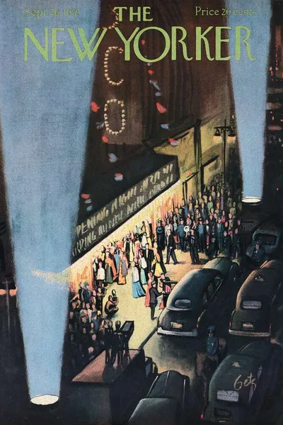 Постер с обложкой The New Yorker 26.09.1953