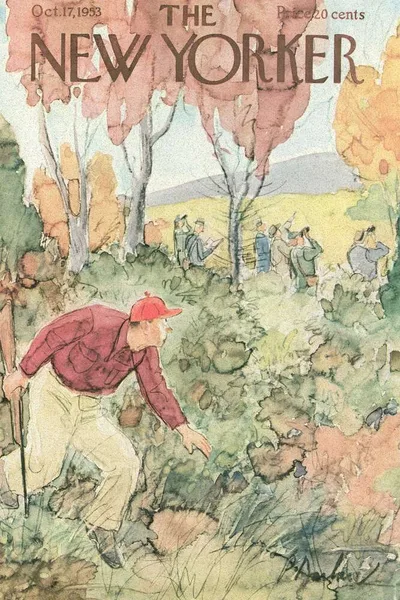 Постер с обложкой The New Yorker 17.10.1953