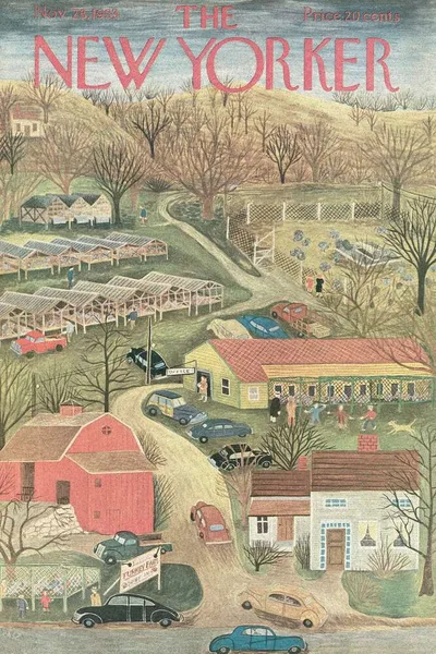 Постер с обложкой The New Yorker 28.11.1953