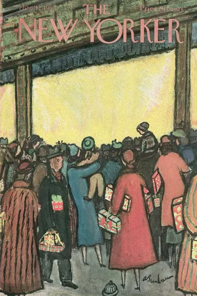 Постер с обложкой The New Yorker 12.12.1953