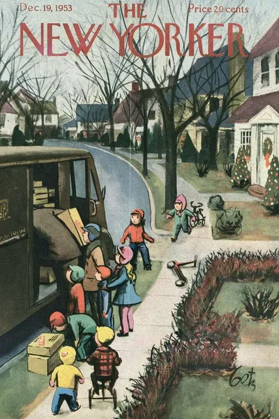 Постер с обложкой The New Yorker 19.12.1953