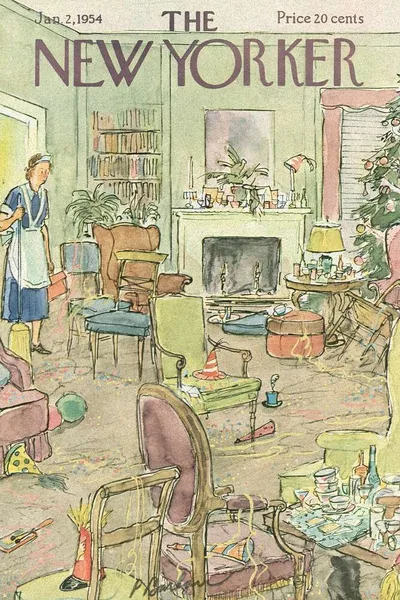 Постер с обложкой The New Yorker 02.01.1954