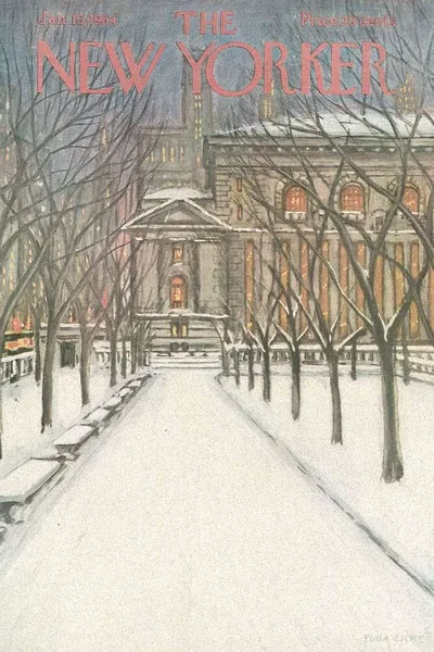 Постер с обложкой The New Yorker 16.01.1954