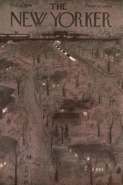 Постер с обложкой The New Yorker 06.02.1954
