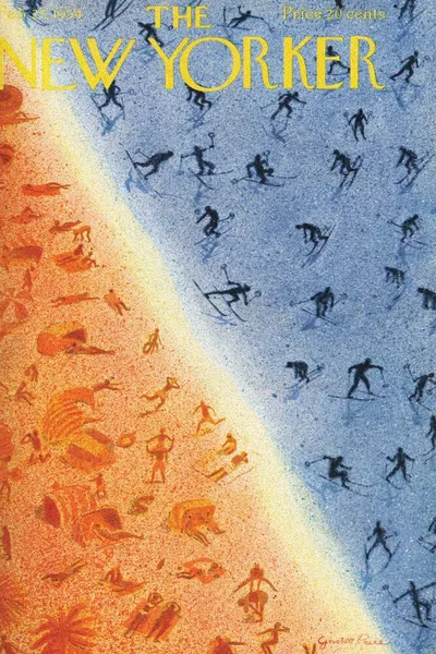 Постер с обложкой The New Yorker 27.02.1954