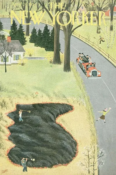 Постер с обложкой The New Yorker 24.04.1954