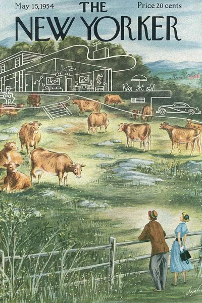 Постер с обложкой The New Yorker 15.05.1954