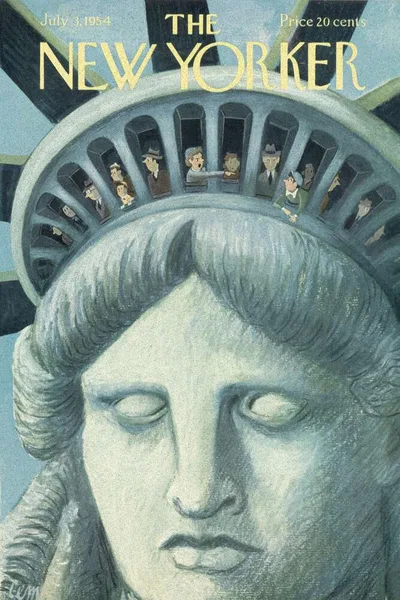 Постер с обложкой The New Yorker 03.07.1954