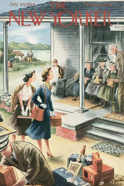 Постер с обложкой The New Yorker 24.07.1954