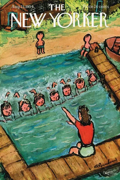 Постер с обложкой The New Yorker 21.08.1954
