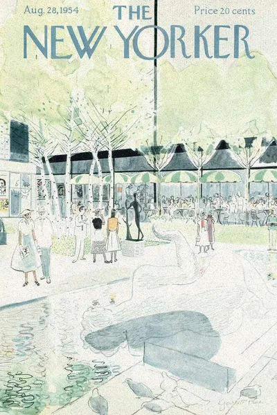 Постер с обложкой The New Yorker 28.08.1954