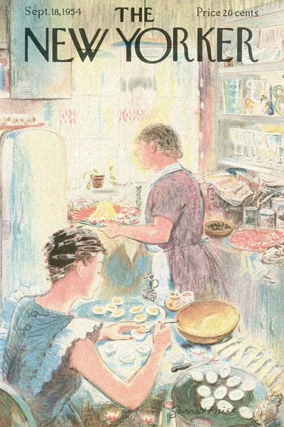 Постер с обложкой The New Yorker 18.09.1954