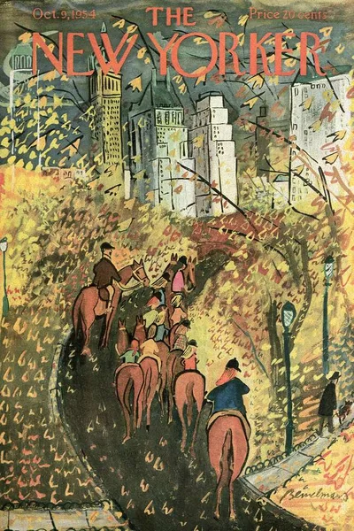 Постер с обложкой The New Yorker 09.10.1954