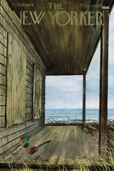 Постер с обложкой The New Yorker 23.10.1954