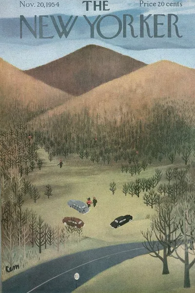 Постер с обложкой The New Yorker 20.11.1954
