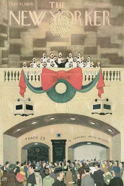 Постер с обложкой The New Yorker 11.12.1954
