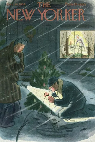 Постер с обложкой The New Yorker 18.12.1954