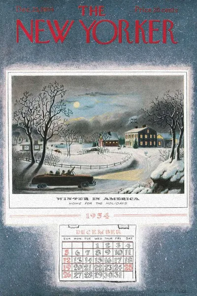 Постер с обложкой The New Yorker 25.12.1954