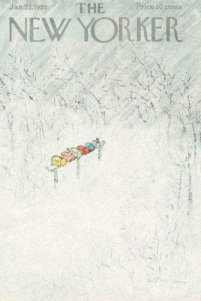 Постер с обложкой The New Yorker 22.01.1955