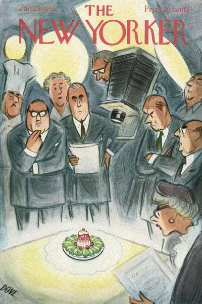 Постер с обложкой The New Yorker 29.01.1955