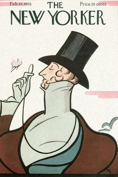 Постер с обложкой The New Yorker 19.02.1955
