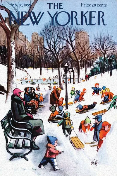 Постер с обложкой The New Yorker 26.02.1955