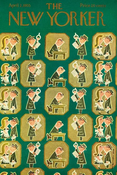 Постер с обложкой The New Yorker 02.04.1955