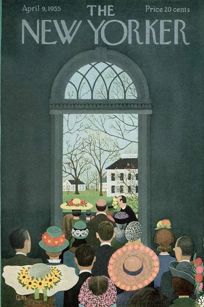 Постер с обложкой The New Yorker 09.04.1955