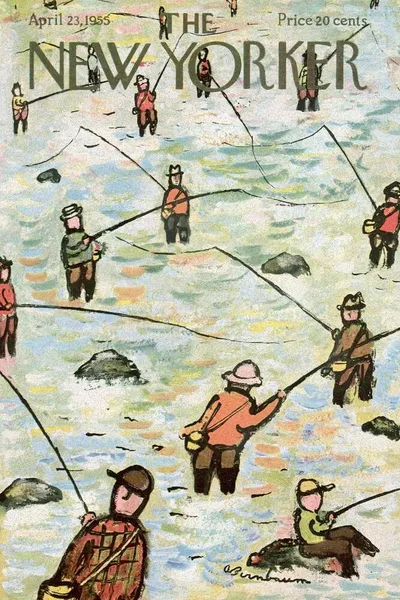Постер с обложкой The New Yorker 23.04.1955