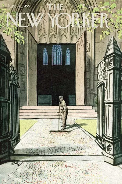 Постер с обложкой The New Yorker 04.06.1955