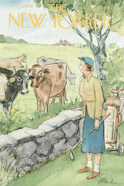 Постер с обложкой The New Yorker 11.06.1955