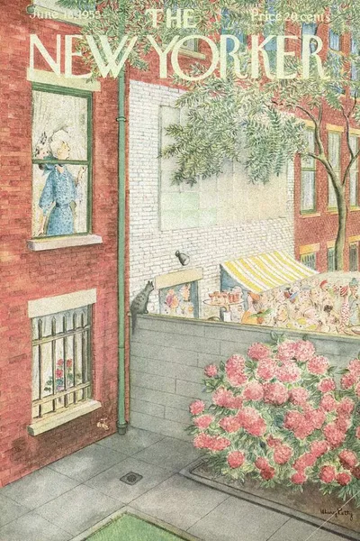 Постер с обложкой The New Yorker 18.06.1955