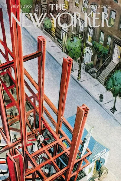 Постер с обложкой The New Yorker 09.07.1955