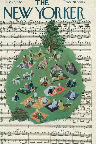Постер с обложкой The New Yorker 23.07.1955