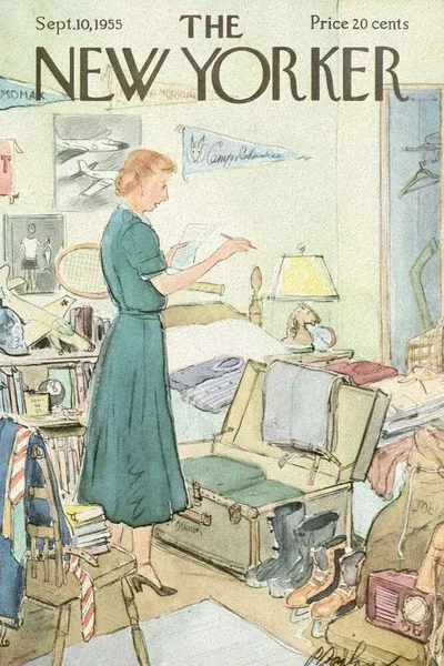 Постер с обложкой The New Yorker 10.09.1955
