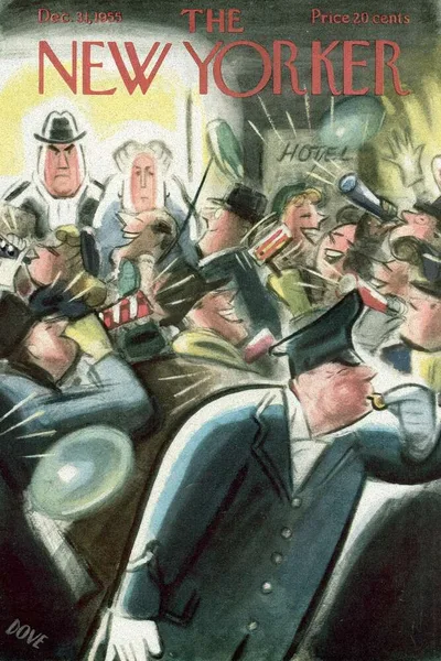 Постер с обложкой The New Yorker 31.12.1955