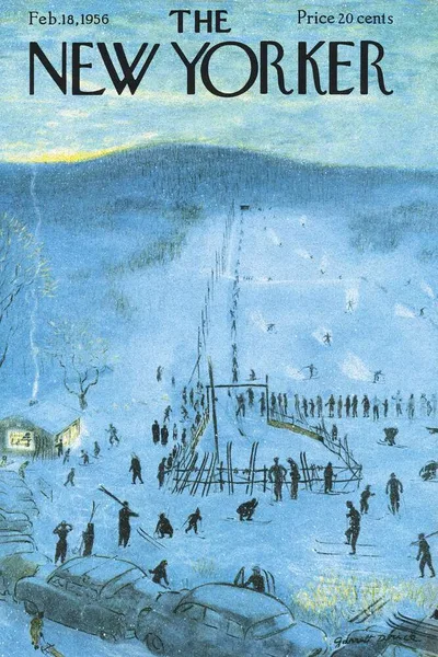 Постер с обложкой The New Yorker 18.02.1956