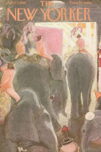 Постер с обложкой The New Yorker 07.04.1956