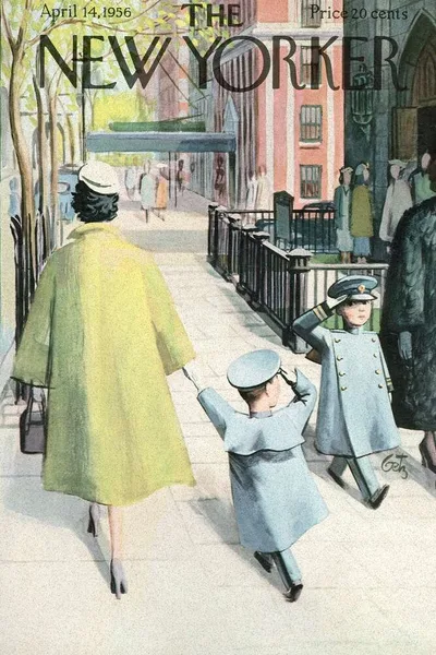 Постер с обложкой The New Yorker 14.04.1956