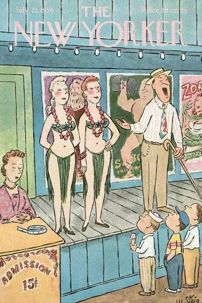 Постер с обложкой The New Yorker 21.07.1956