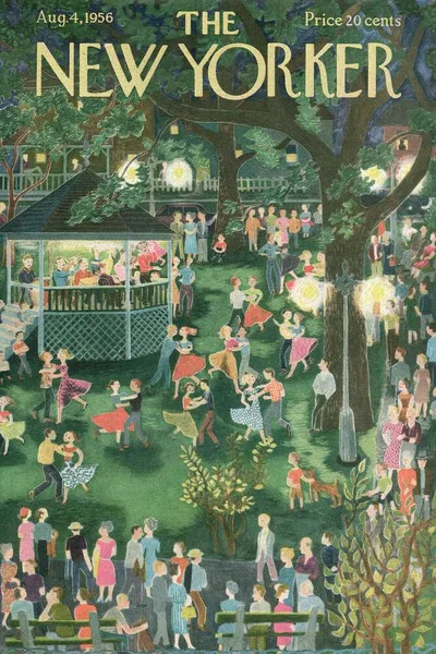 Постер с обложкой The New Yorker 04.08.1956