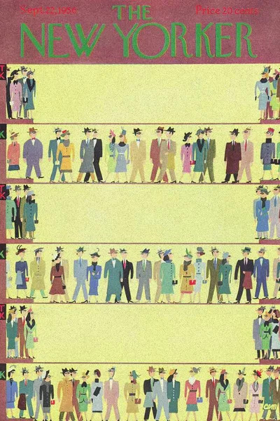 Постер с обложкой The New Yorker 22.09.1956