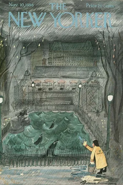 Постер с обложкой The New Yorker 10.11.1956